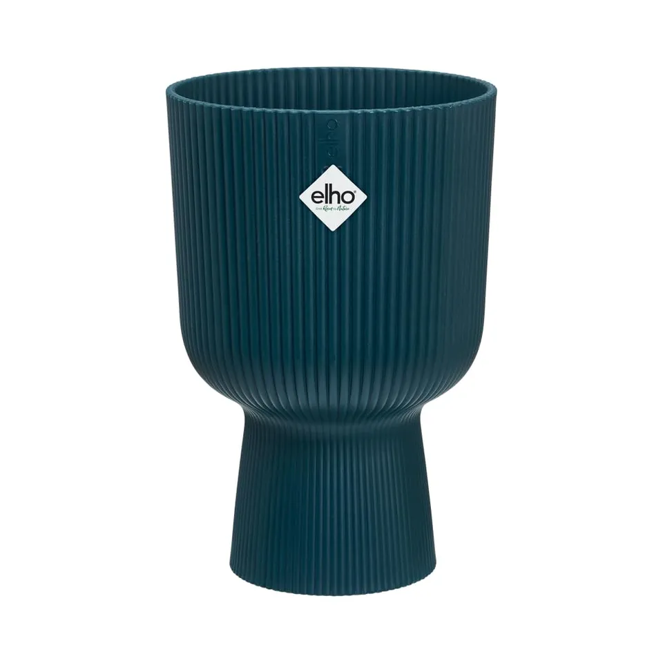 elho-vibes-fold-coupe-14cm-blumentopf-tiefes-blau-13-9-x-h-21-cm image 1