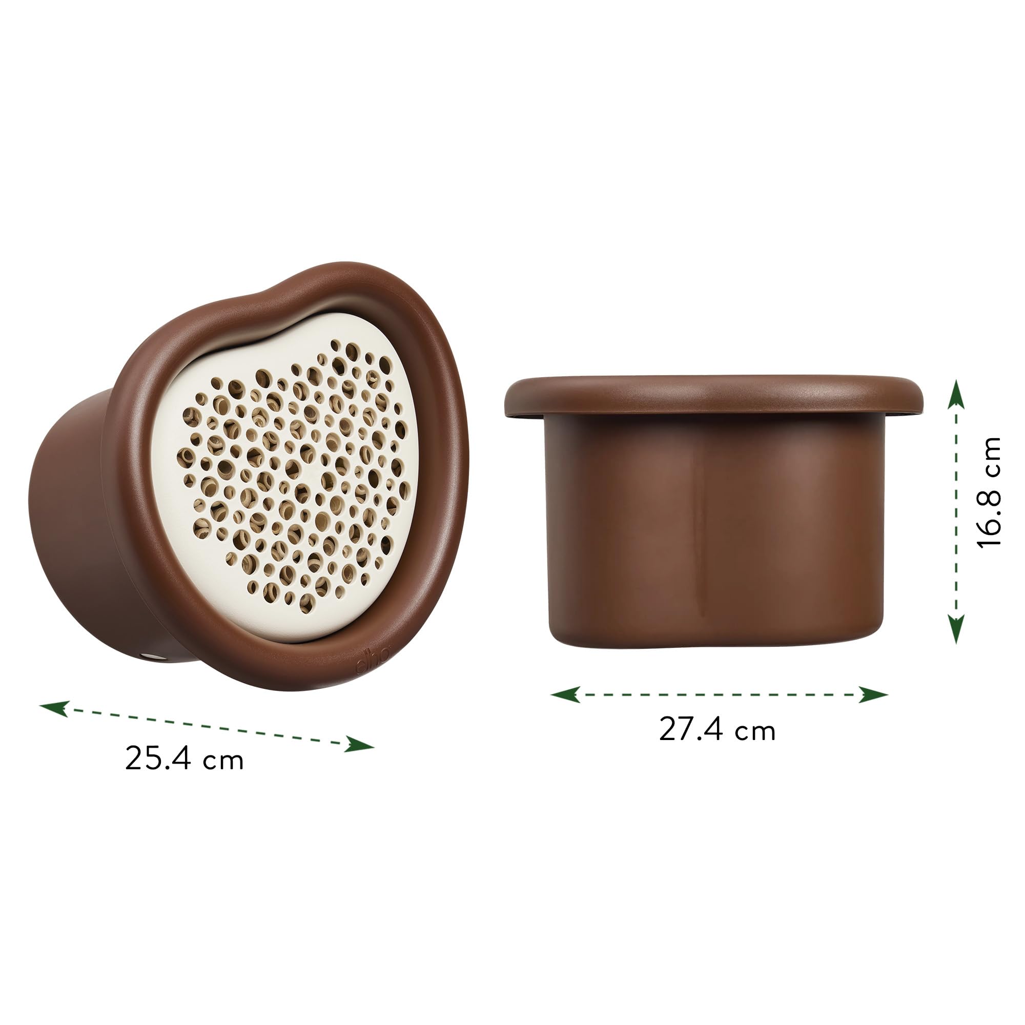 elho-organic-bienenhotel-25cm-l-27-4-x-b-16-8-x-h-25-4-cm-chestnut-brown image 7