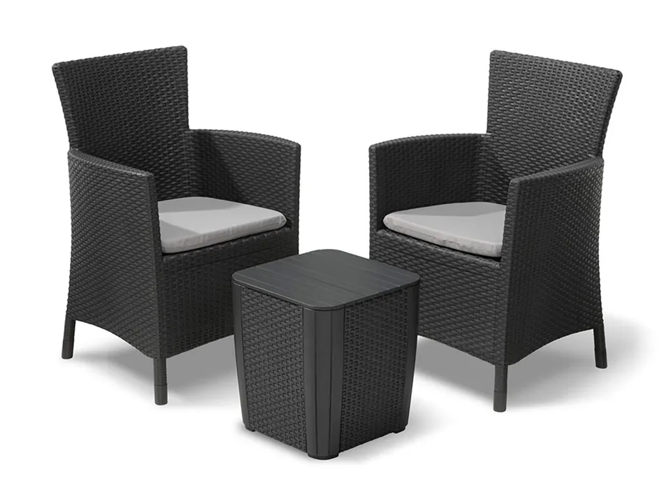 keter-iowa-balcony-balkonm-bel-set-3-teilig-rattan-grau-mit-kissen image 1
