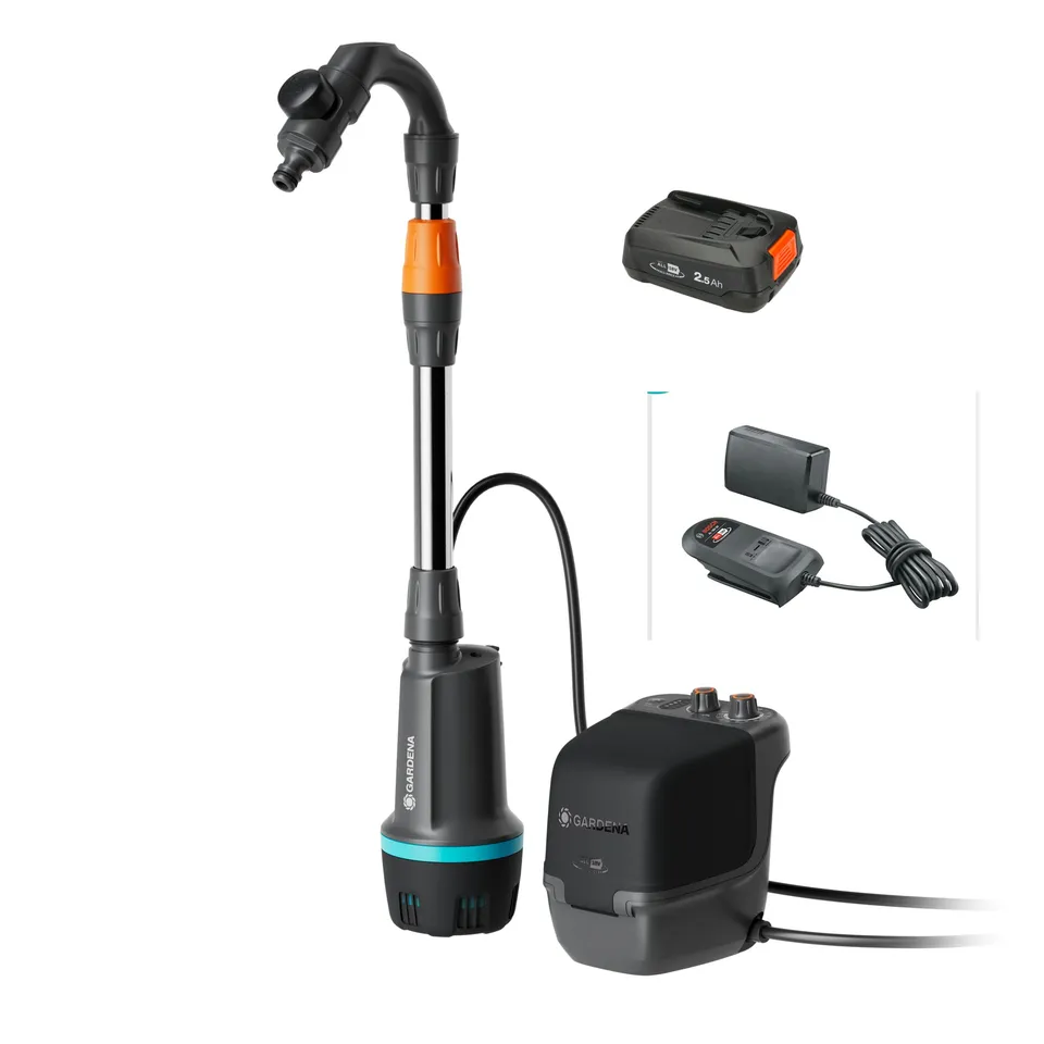 gardena-regenfasspumpe-2600-comfort-18v-p4a-ready-to-use-set-akku-regenfasspumpe image 1