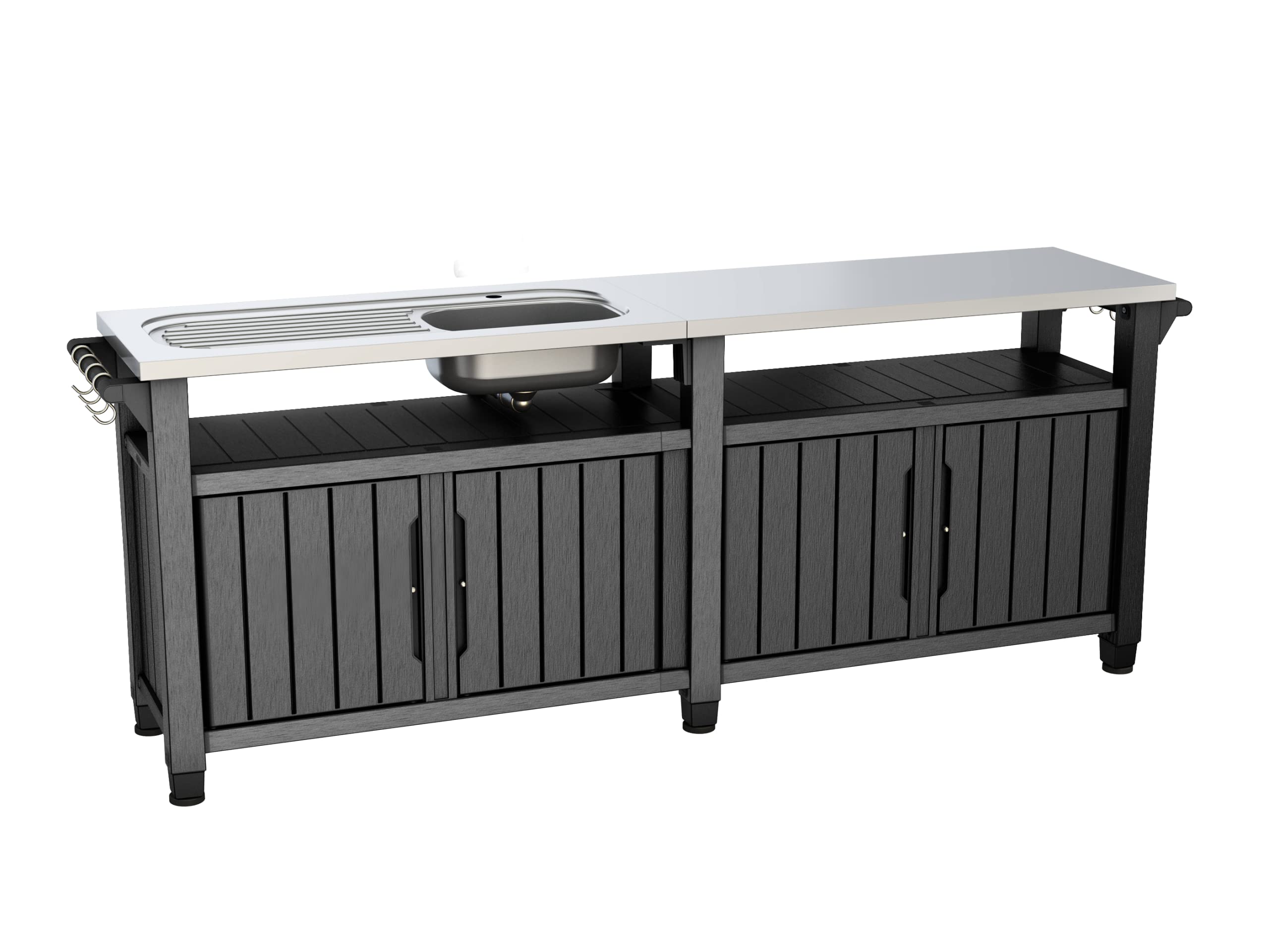 keter-unity-chef-bbq-beistelltisch-outdoor-k-che-schwarz-237x51-3x89-4-cm image 1