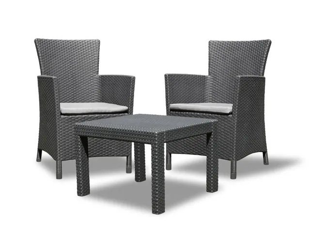 allibert-by-keter-rosario-balcony-lounge-set-2-sessel-tisch-graphit image 1