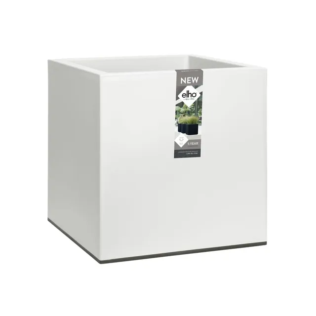 elho-vivo-square-pflanzk-bel-mit-r-dern-40-x-40-x-30-cm-wei-matt image 1
