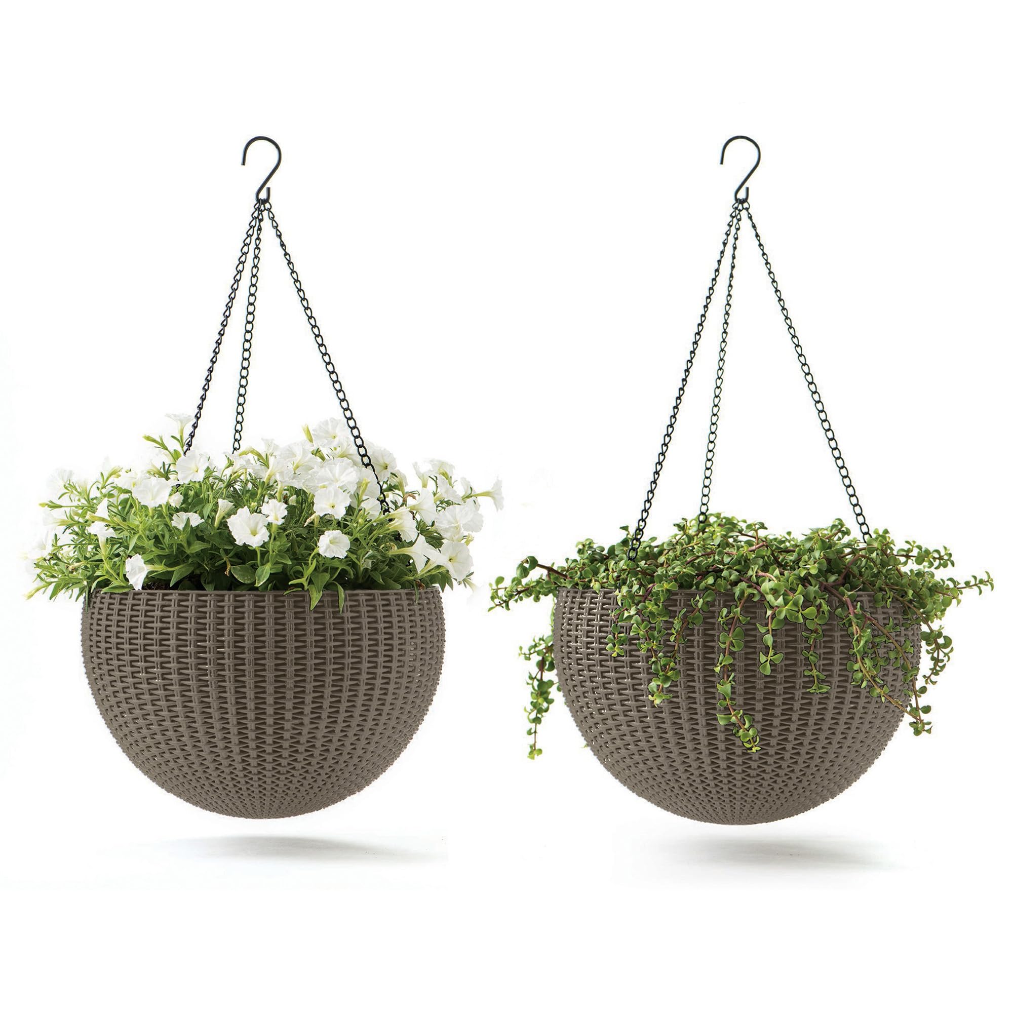 keter-h-nge-pflanzk-rbe-rattan-optik-rund-cappuccino-2er-set-f-r-innen-und-au-en image 1