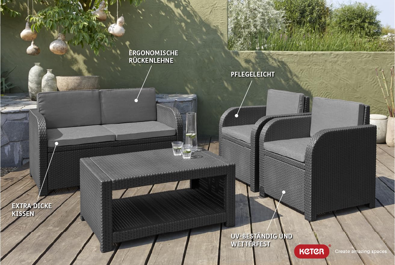 allibert-by-keter-modena-gartenm-bel-set-4-teilig-grau-mit-sitzkissen image 2