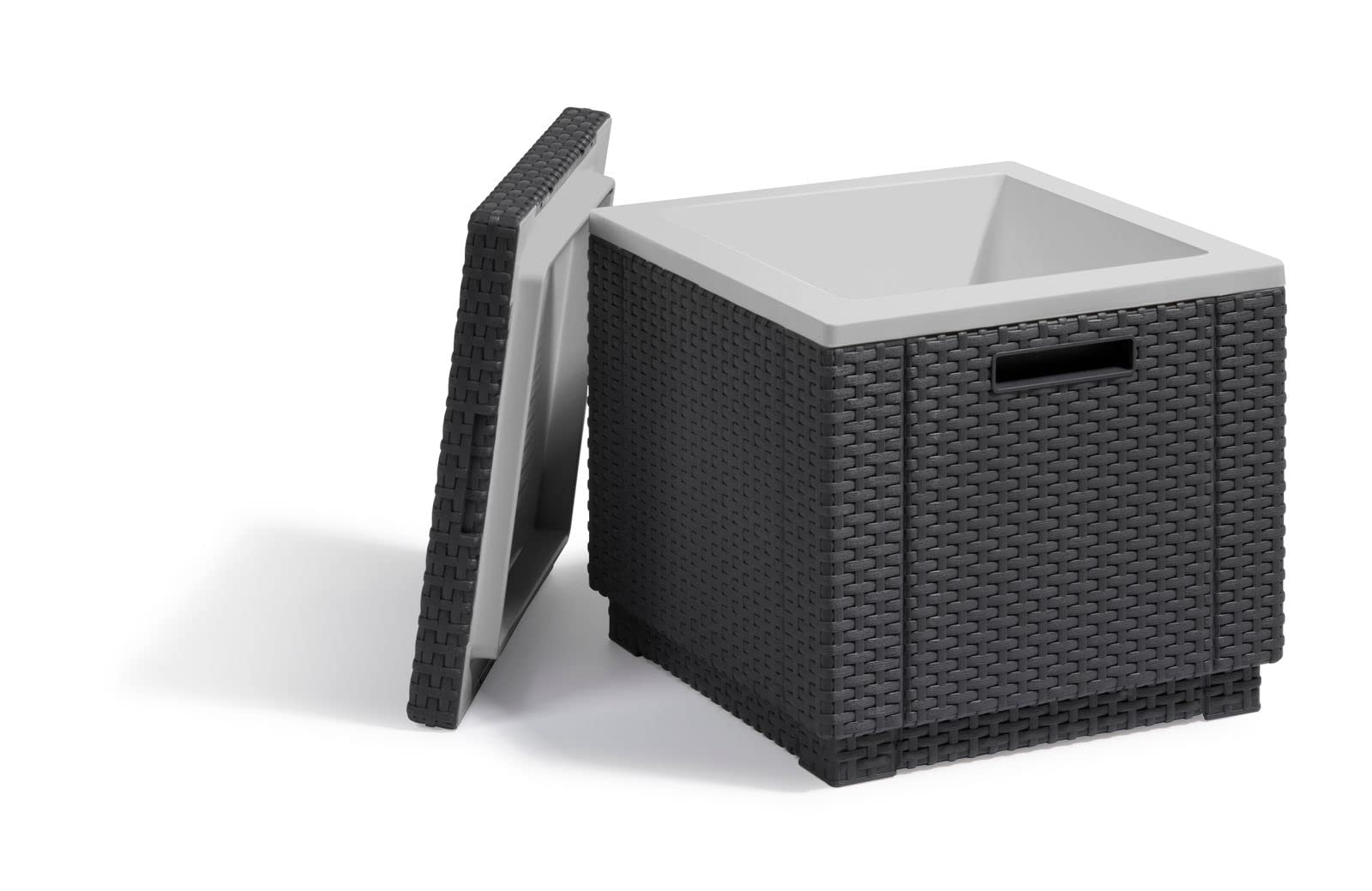 allibert-daytona-sonnenliege-2er-set-polyrattan-graphit-auflage-ice-cube image 4
