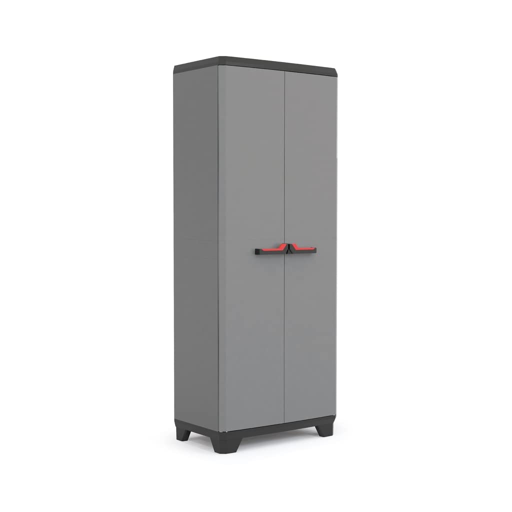 keter-stilo-kunststoffschrank-niedrig-68x39x90-cm-grau-schwarz-rot image 8