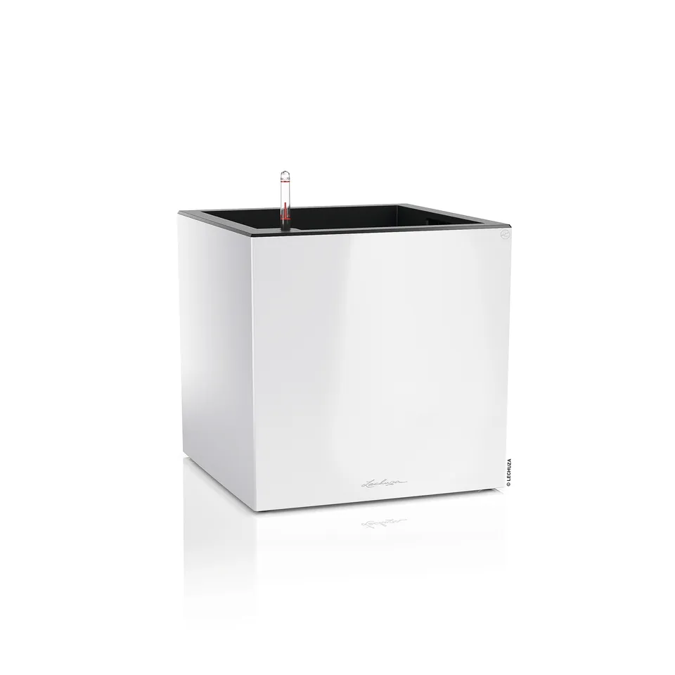lechuza-canto-premium-low-40-wei-hochglanz-pflanzw-rfel image 1